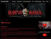 Tablet Screenshot of krampusmasks.com